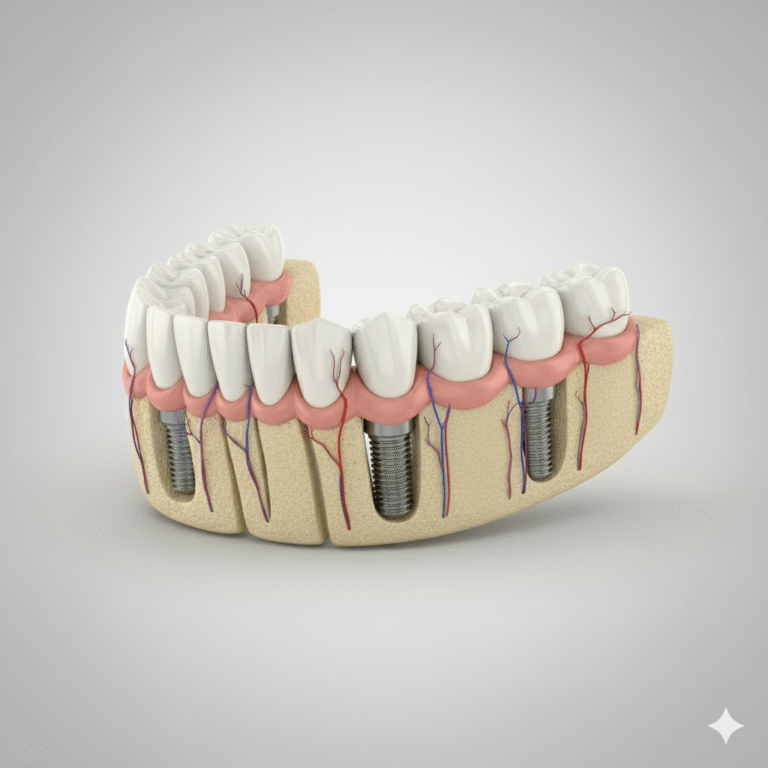 dentadura fixa por implantes dentários